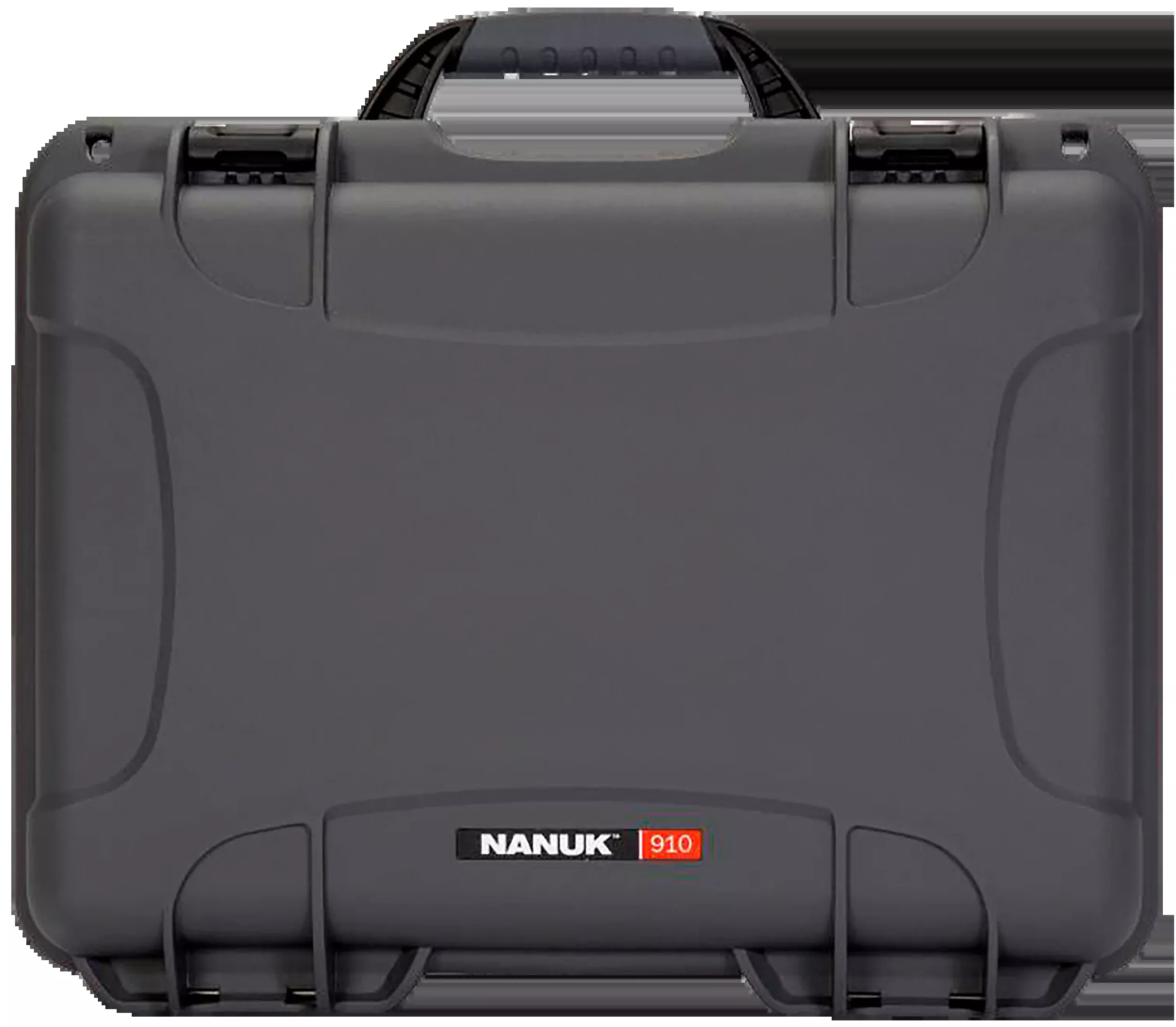 NANUK 910 Glock Pistol Case, 2-Up, Graphite Resin, Closed-Cell Foam, Lockable, 13.2×9.2×4.1 in 910GLOCK7