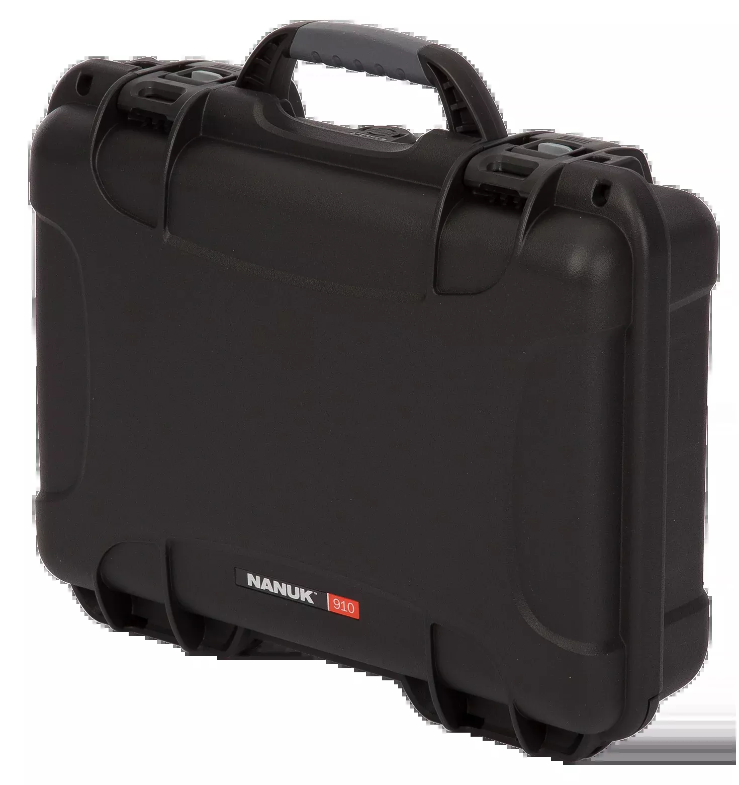 NANUK (PLASTICASE INC) Glock 2-Up Pistol Case, Black Polymer PEF Foam, Lockable Eyelets – 910GLOCK1