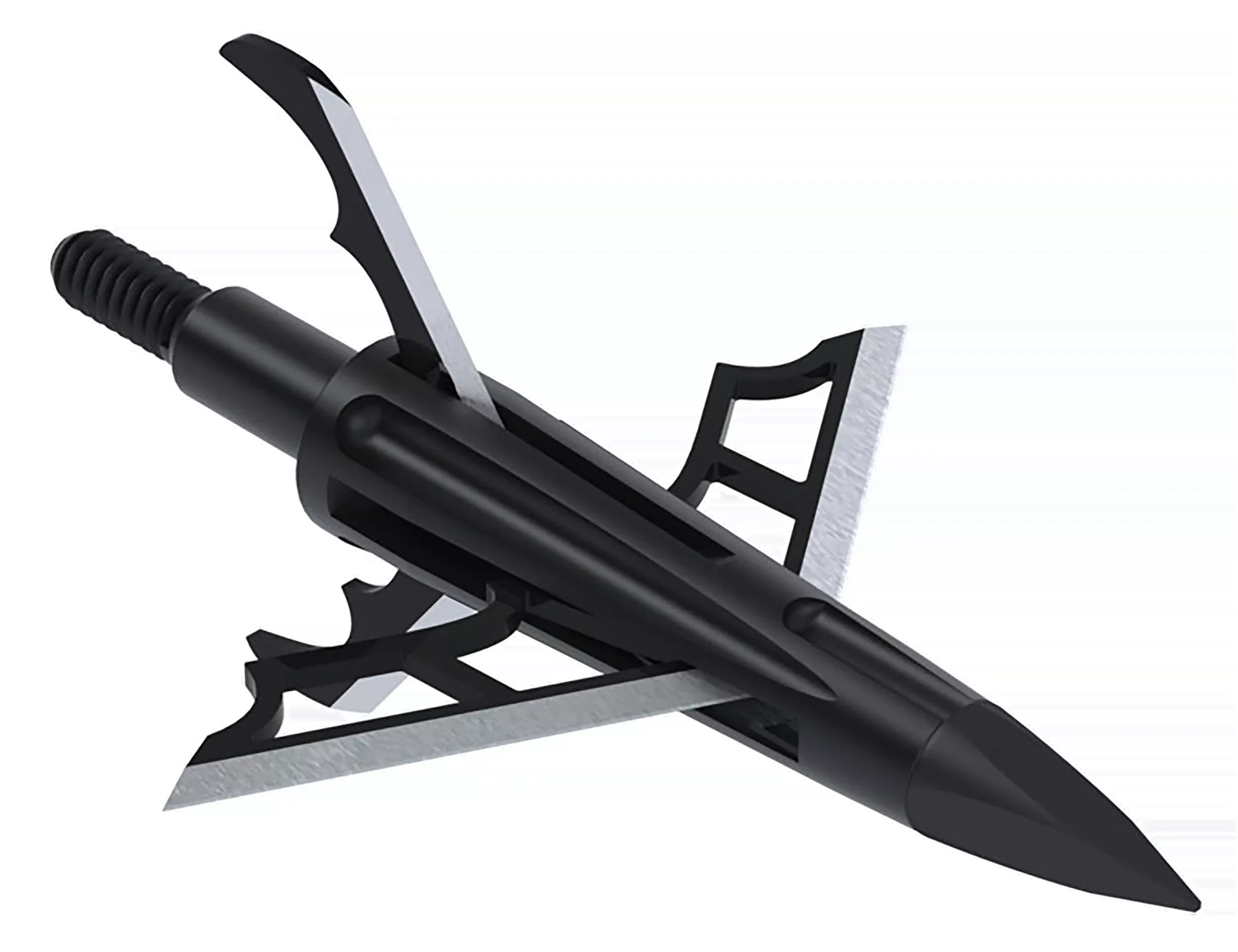 NAP DK4 Hybrid Mechanical Broadheads, 100-Grain 3-Pack with Pivoting Main Blade NAP60DK100