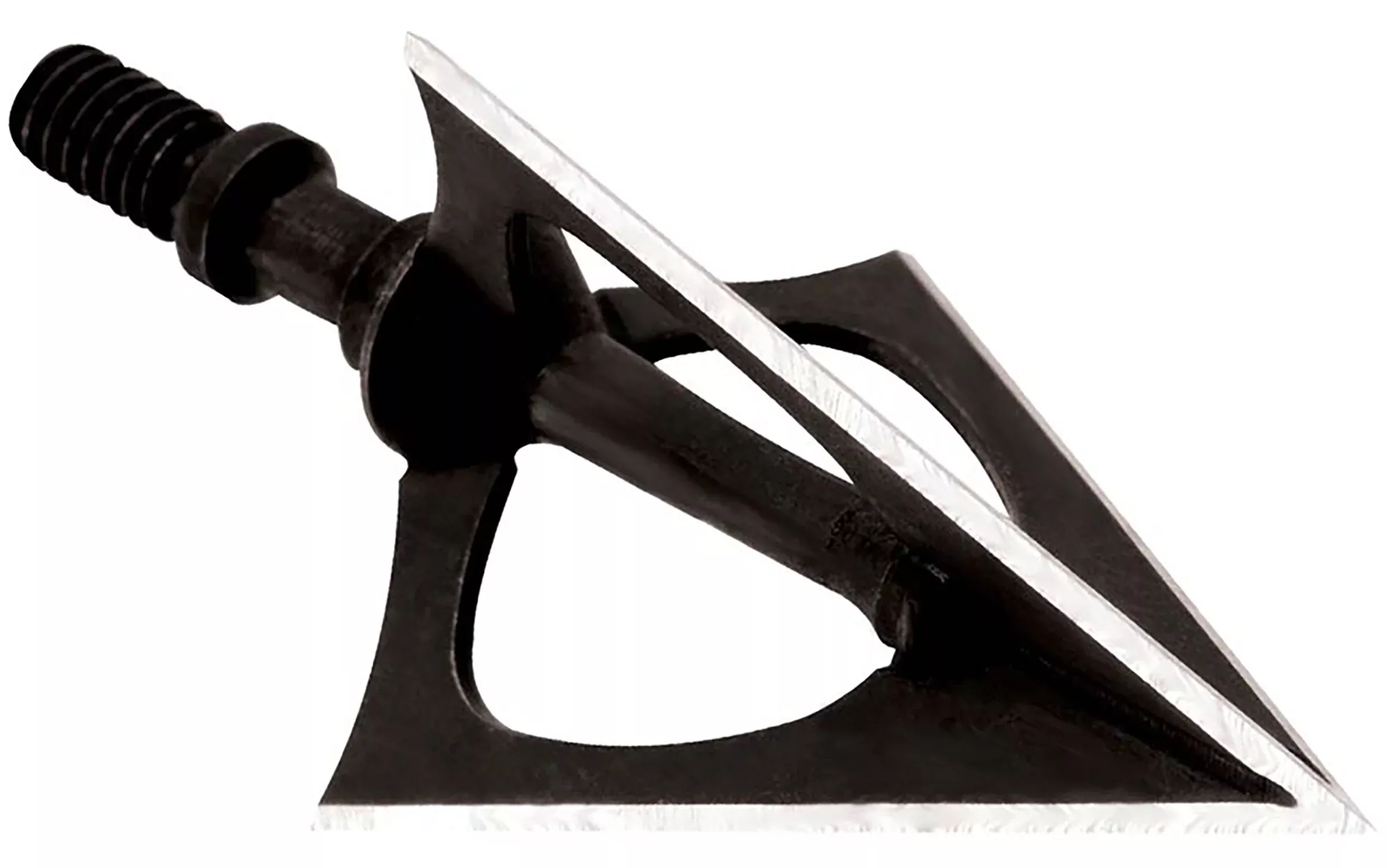 NAP Hellrazor Fixed Blade Broadheads, One-Piece Solid Steel, 100 Grain, 3-Pack - NAP60410
