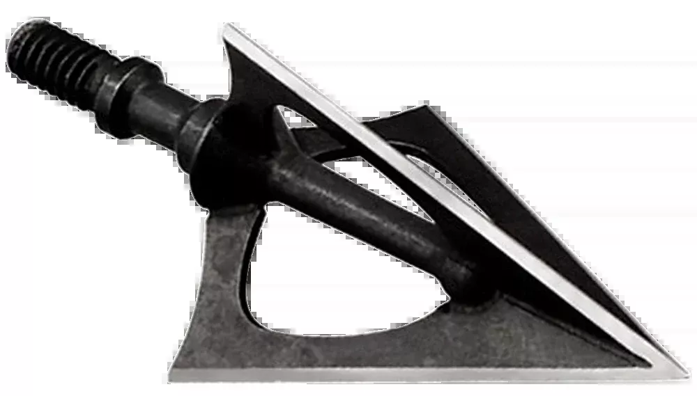 NAP Hellrazor Fixed Broadheads, Shaving-Sharp Solid One-Piece Steel, 100-Grain, 3-Pack NAP60699