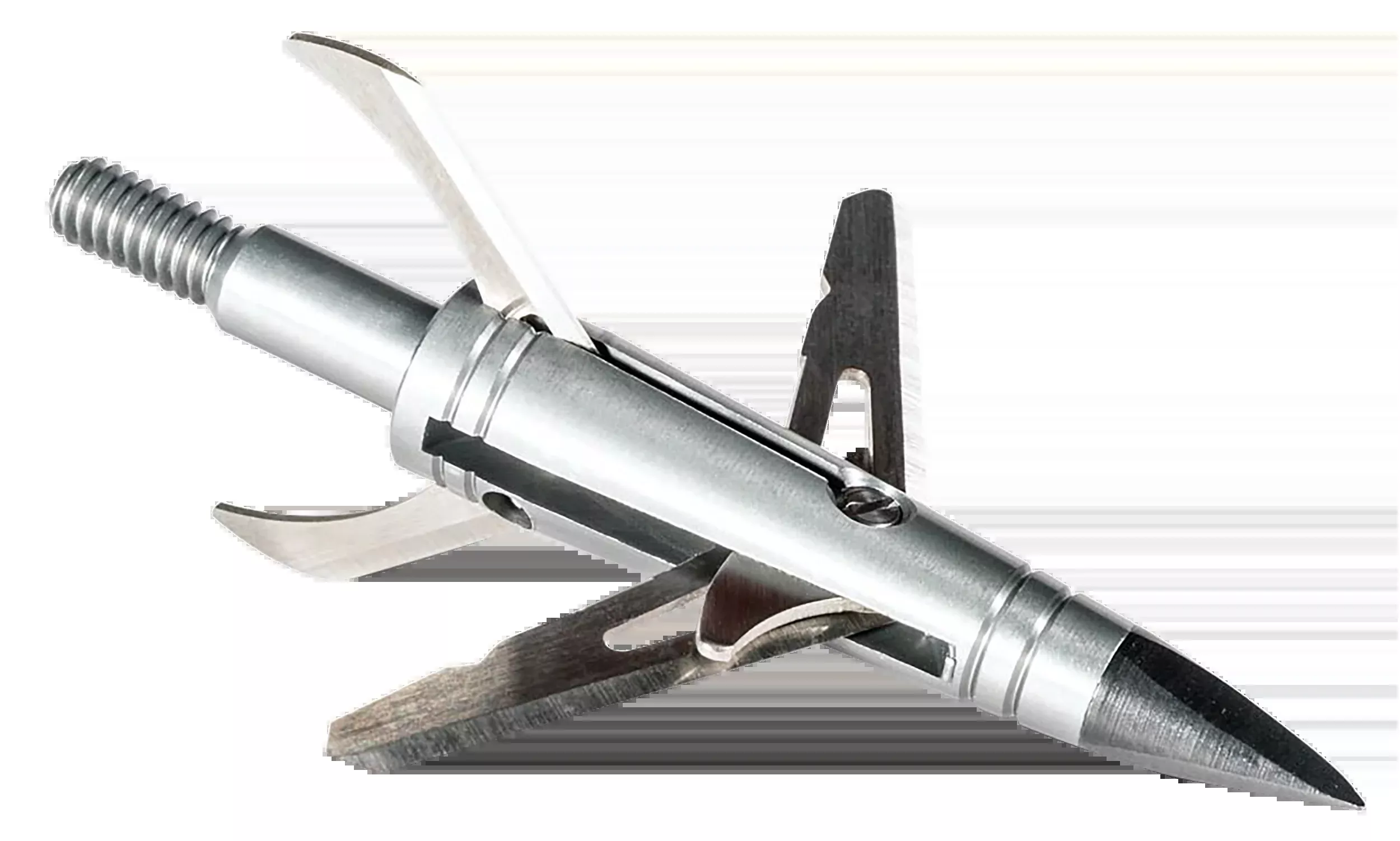 NAP Spitfire DoubleCross Mechanical Broadheads, 100 Grain 3-Pack, Four-Blade Two-Stage Deployment, NAP60086