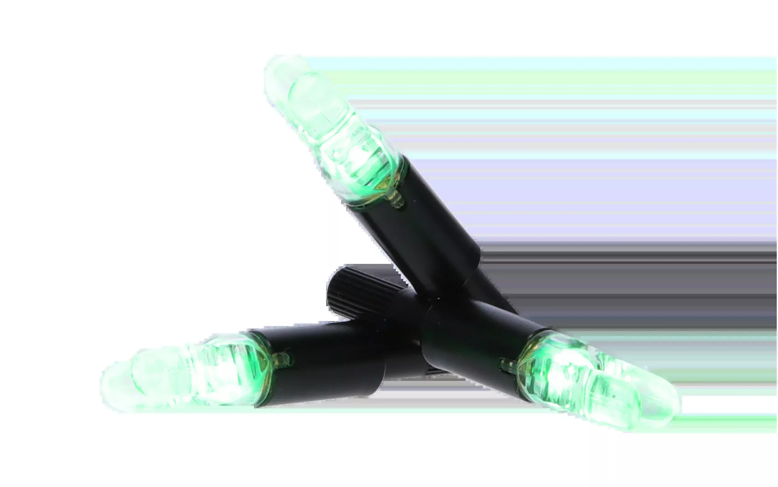 NAP Thunderglo Crossbow Lighted Nocks, Green Half-Moon 3-Pack, Auto-On LED, NAPILLNXGR3PK