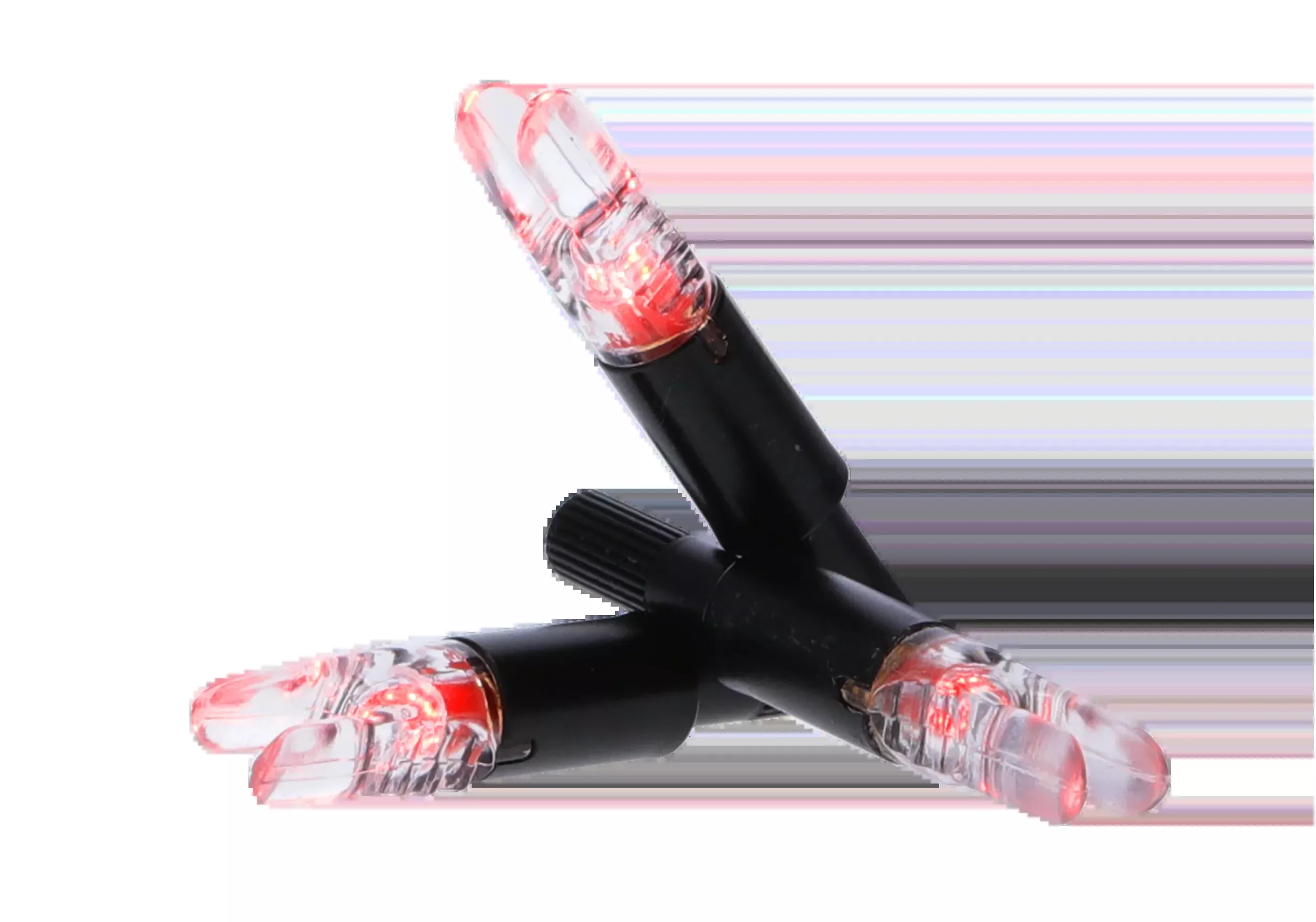 NAP Thunderglo Illuminated Crossbow Nocks, Red Half-Moon, Auto-On LED, 3-Pack NAPILLNXRD3PK