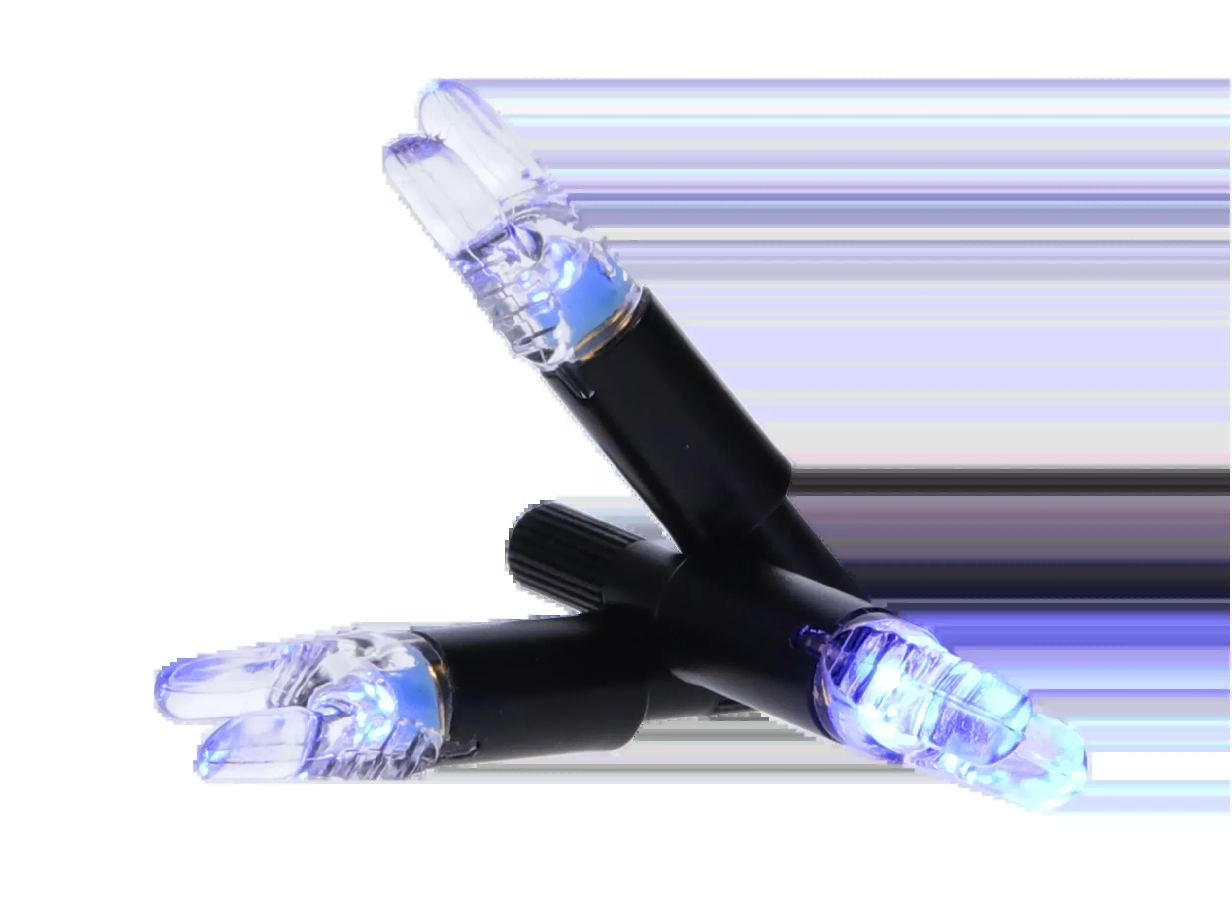 NAP Thunderglo Lighted Arrow Nocks, Blue LED, Universal G/X/H/S Collars, 6-Pack NAPILLNBL6PK