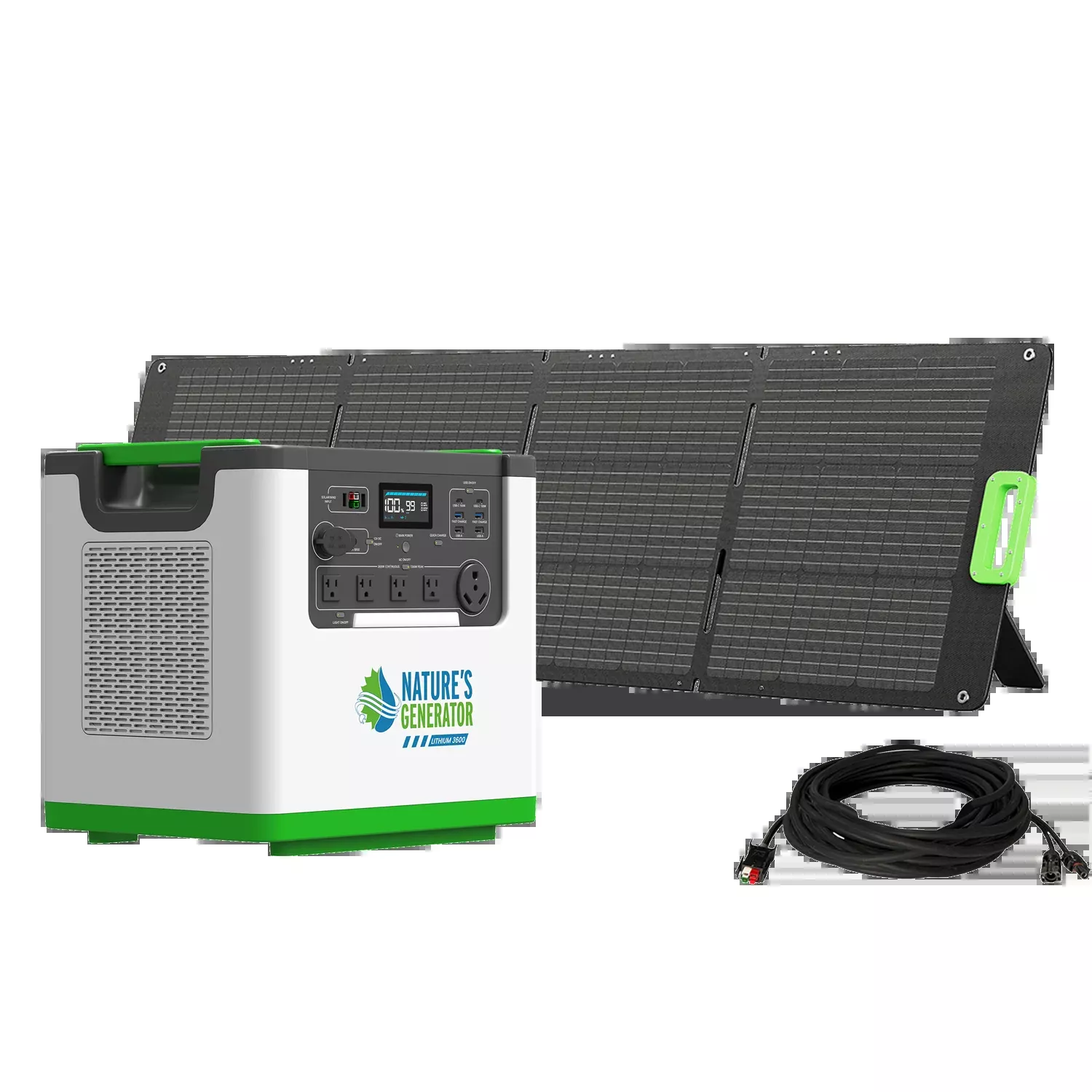 Nature's Generator L3600 Expandable Solar Generator