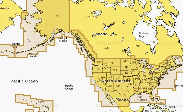 Navionics+ U.S. & Coastal Canada• 010-C1366-30