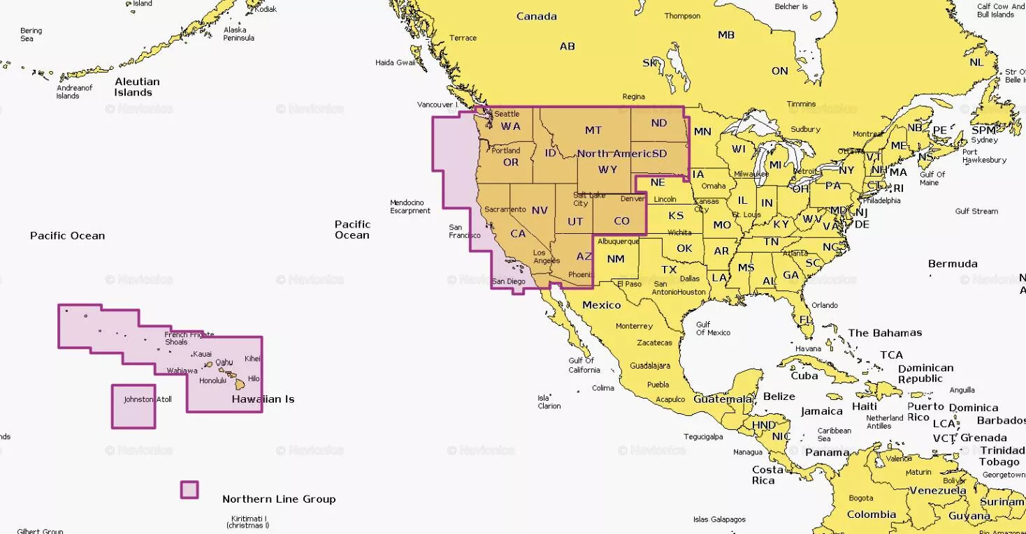 Navionics+ U.S. West• 010-C1371-30