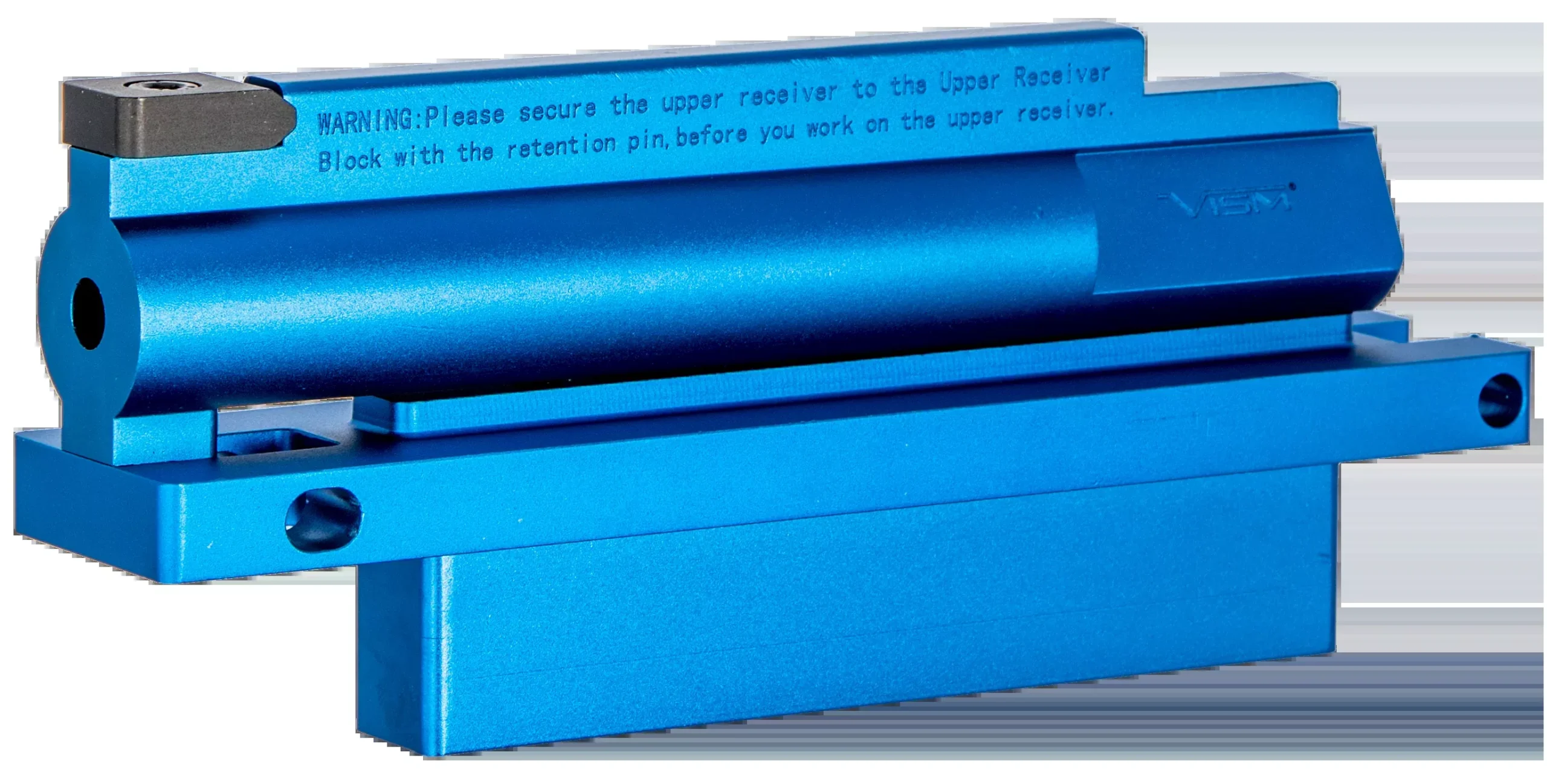 NCStar AR-15 Upper Receiver Block, Modular Blue Anodized Aluminum Gunsmithing Tool, VTARUVB