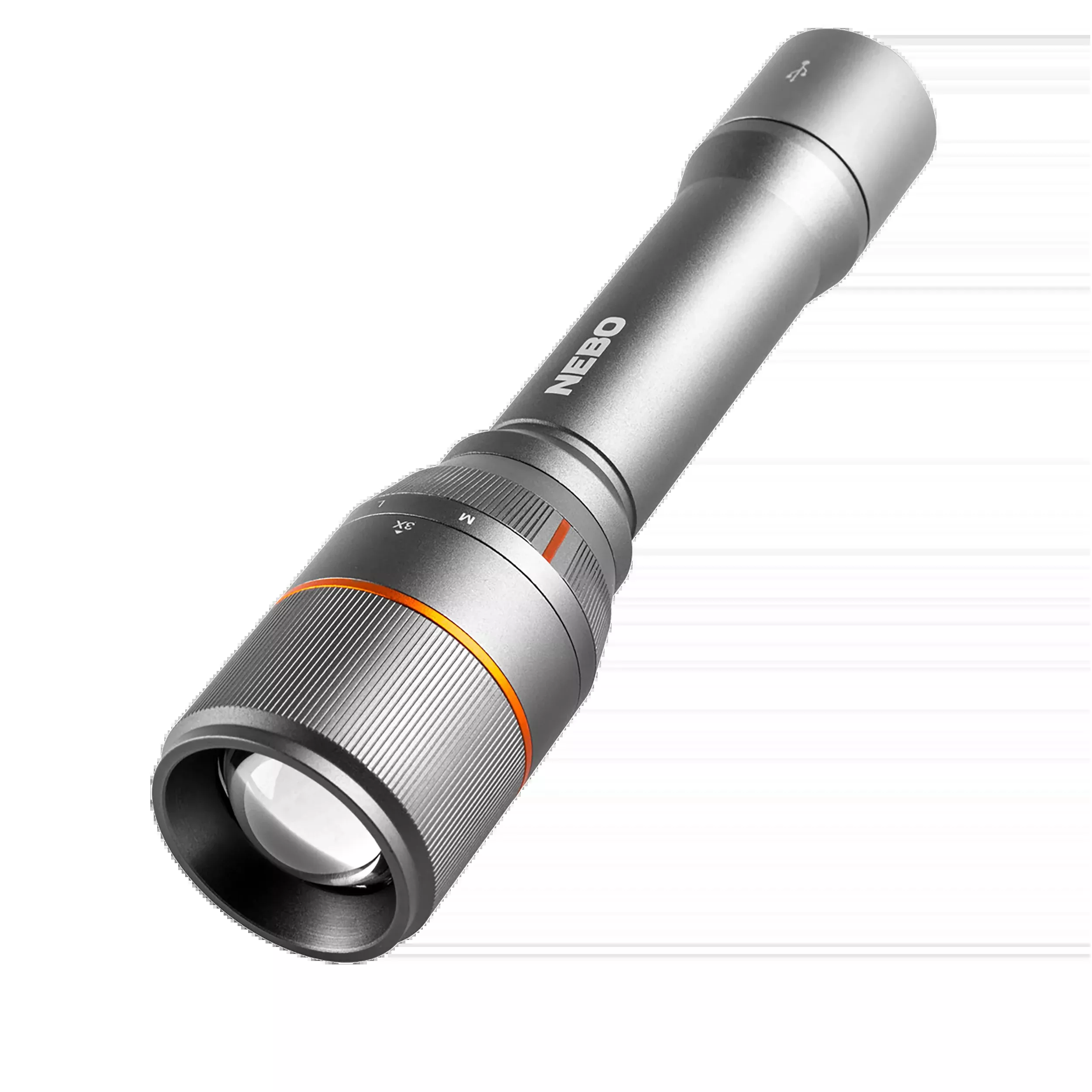 NEBO Davinci 3500 Rechargeable LED Flashlight, IP67, Power Bank, Zoom, Mode Dial – NEB-FLT-0021