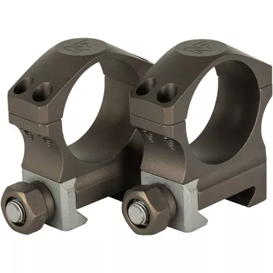 NIGHTFORCE XTRM 1in Medium 30mm Ultralite 4 Screw Dark Earth Ring Set (A677)