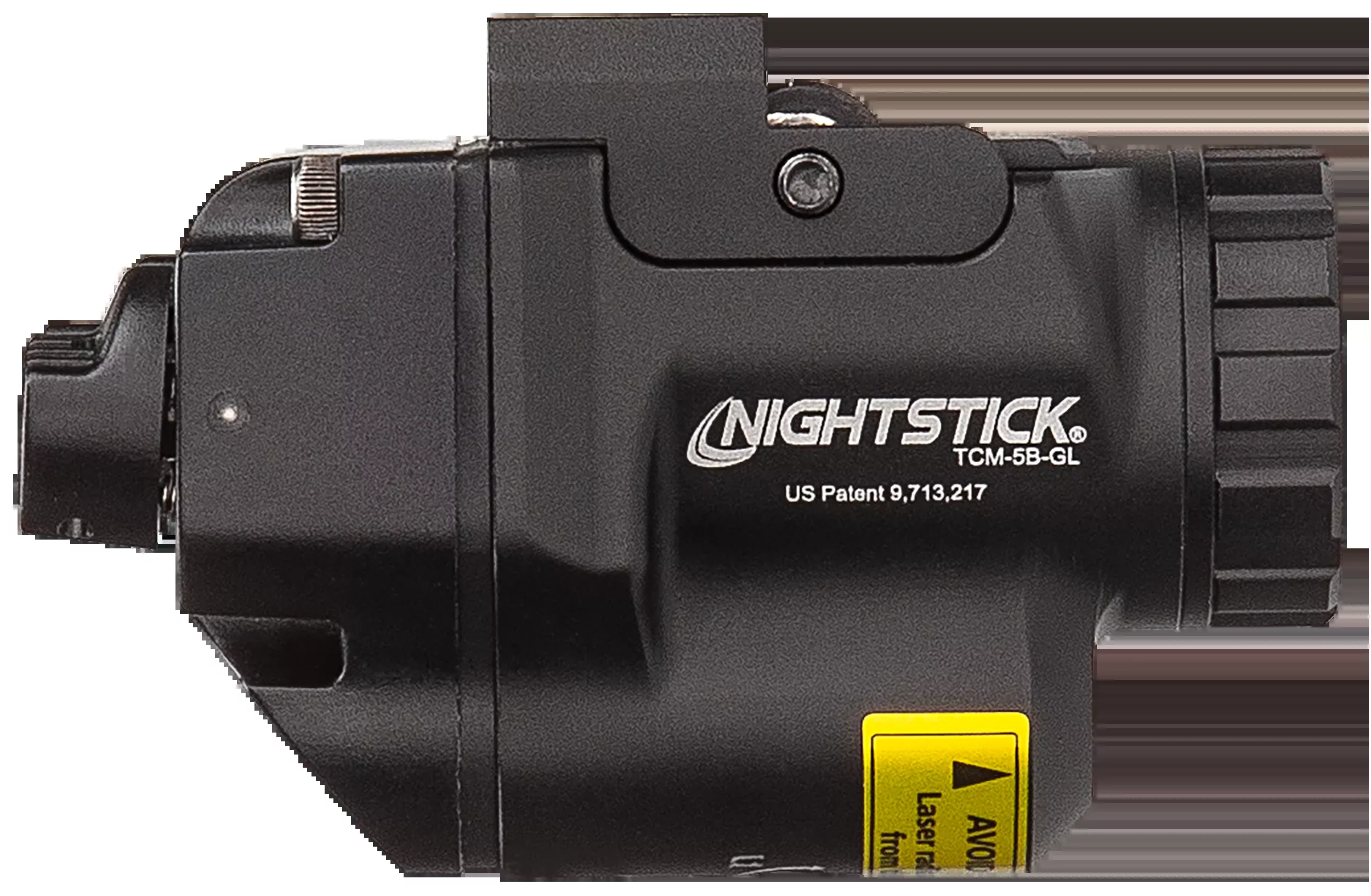 Nightstick Subcompact Weapon-Mounted Light with Green Laser, 650-Lumen LED, Type III Hard Anodized – TCM-5B-GL