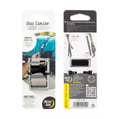 Nite Ize CJD-11-R3 Dual CamJam™ 1" Webbing Tensioner