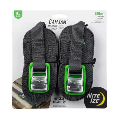 Nite Ize CJWR18-09-2R6 CamJam™ Tie Down Straps, 18 Feet
