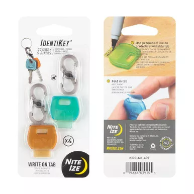 Nite Ize KIDC-M1-4R7 IdentiKey™ Covers + MicroLocks