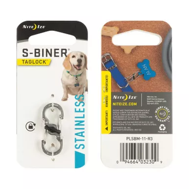 Nite Ize PLSBM-11-R3 S-Biner TagLock™ Stainless Steel