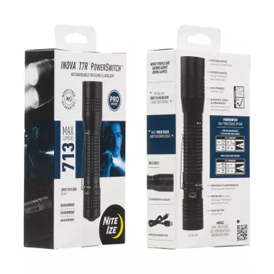 Nite Ize T7RA-01-R8 INOVA T7R PowerSwitch™ Rechargeable Focusing Flashlight