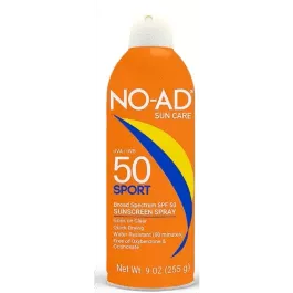 No-Ad Kids Sport SPF 50 Sunscreen Spray – 9.5 oz.
