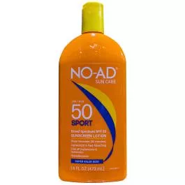 No-Ad Sport SPF 50 Sunscreen Lotion – 16 oz.