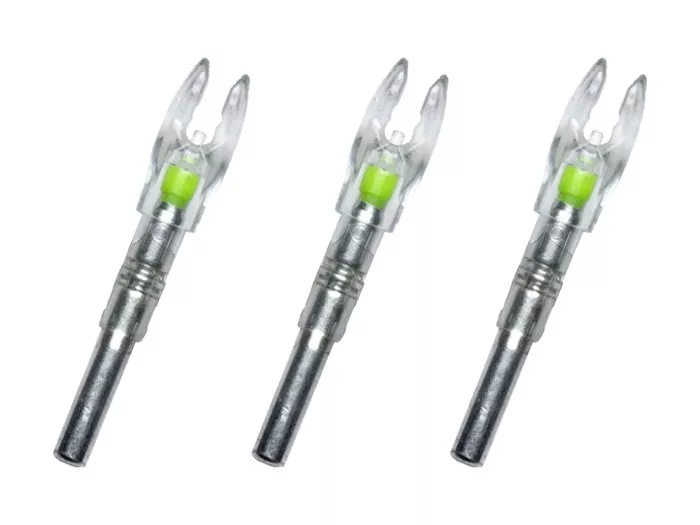 Nockturnal FIT Lighted Nock, Green, 3 Pack