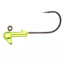 Northland Tackle Tungsten Stand-Up Jig - 1/4 oz. - Metallic Chartreuse - 2 Pack