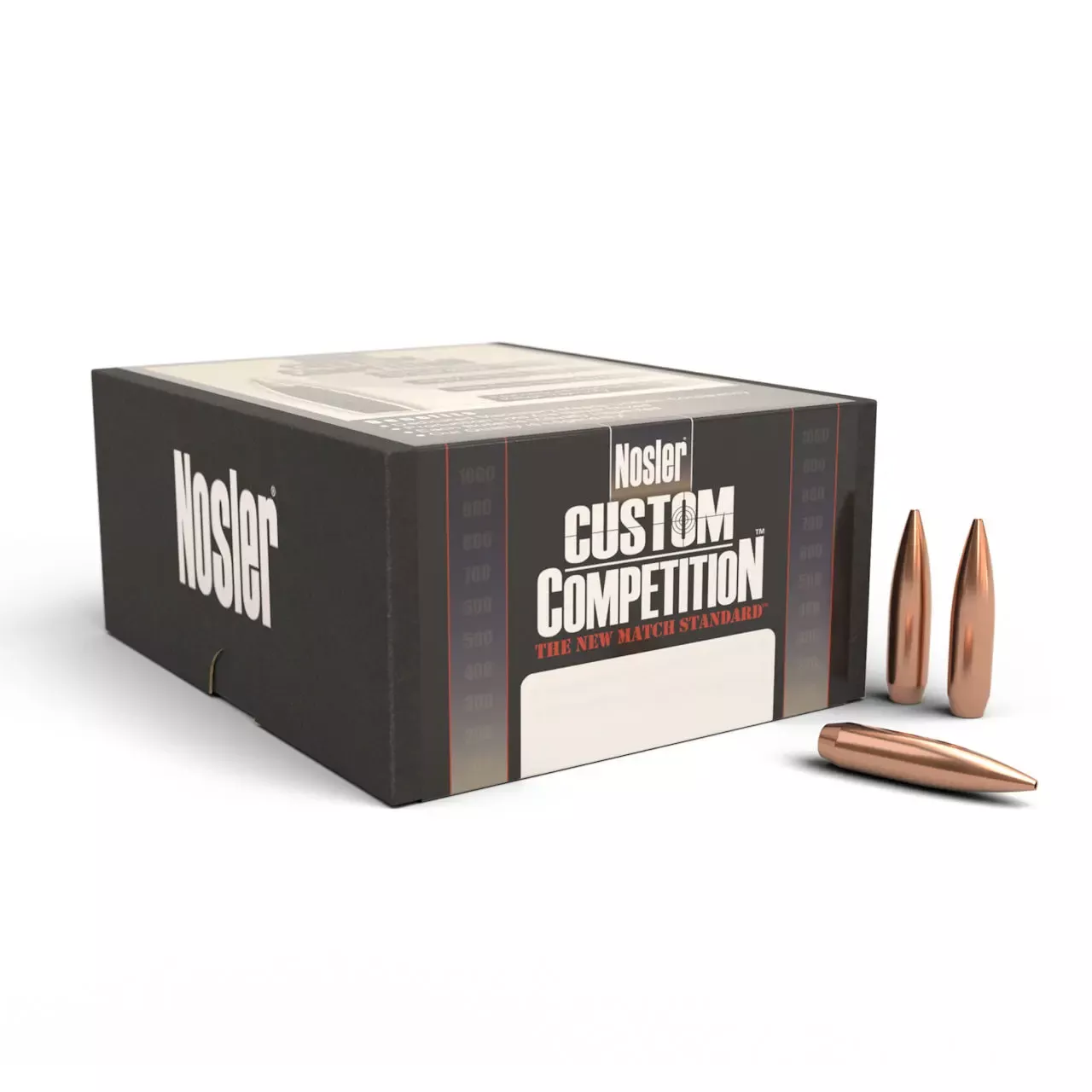 Nosler Custom Competition Bullet 22 Cal 69 Gr HPBT 100/Box