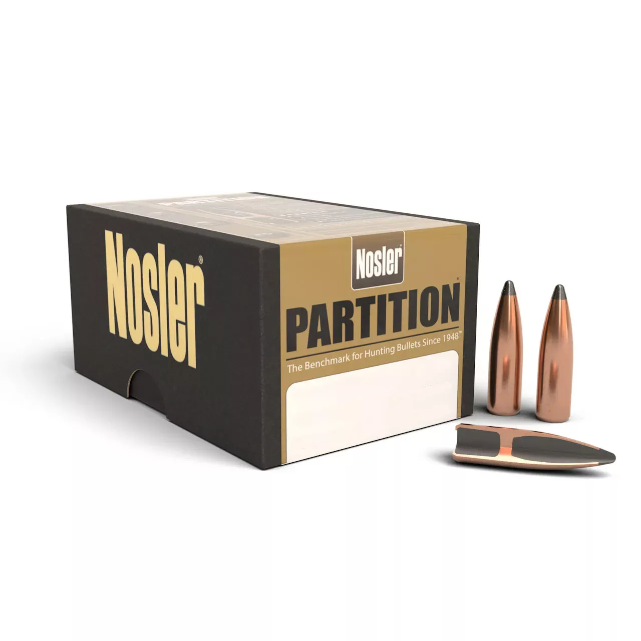 Nosler Partition Bullet 338 Cal 210 Gr Spitzer 50/Box