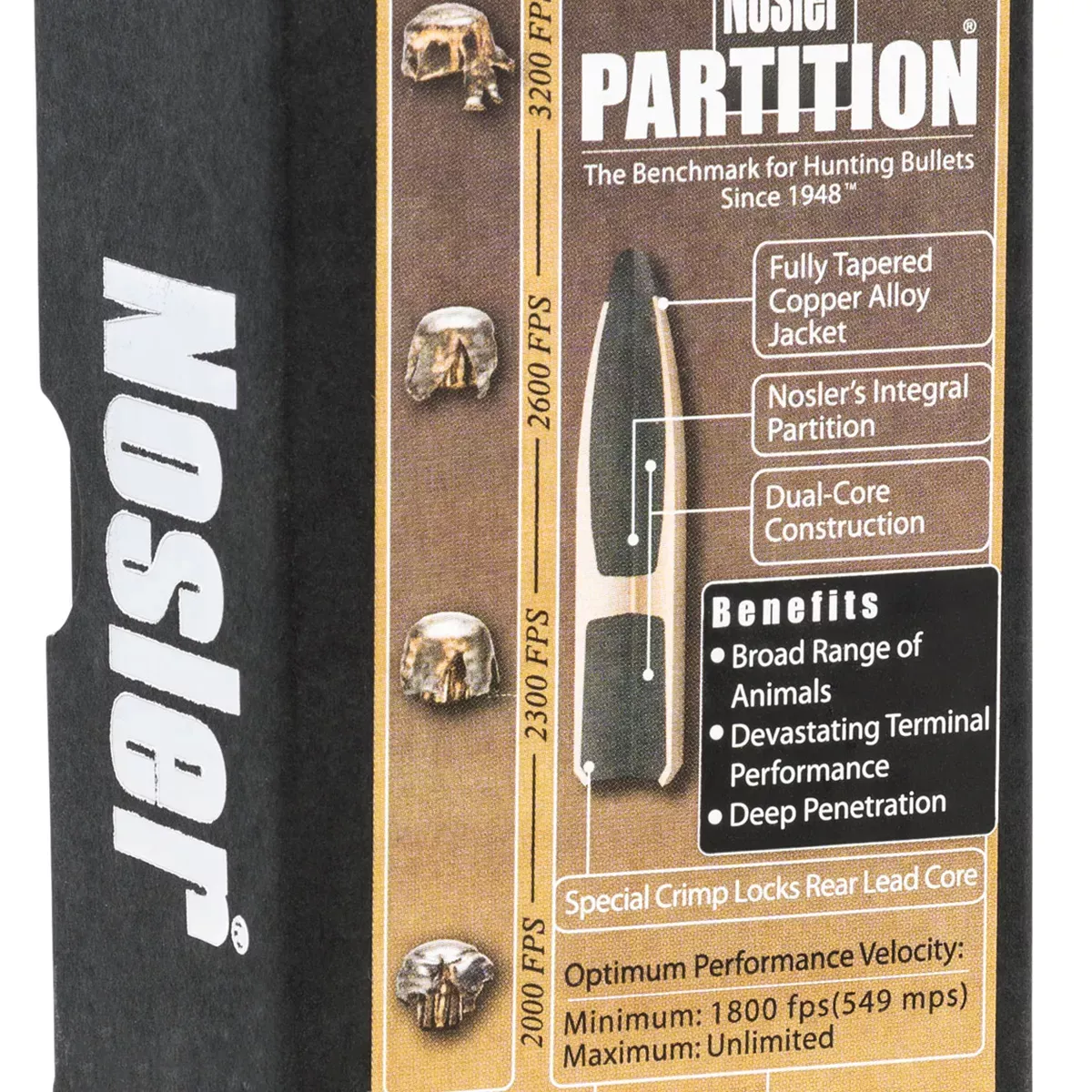 Nosler Partition Bullet 6.5mm 140 Gr Spitzer 50/Box