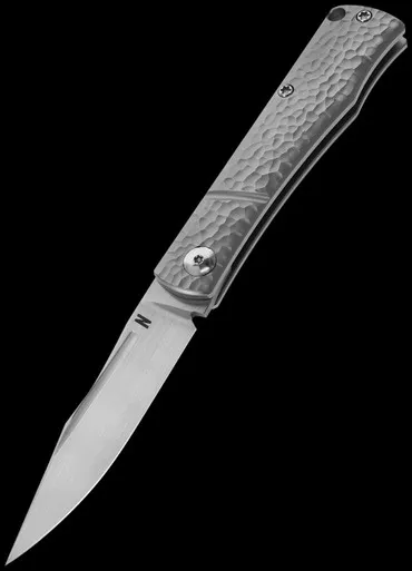Notorious EDC Kingpin Slipjoint Jigged Titanium Folding Knife