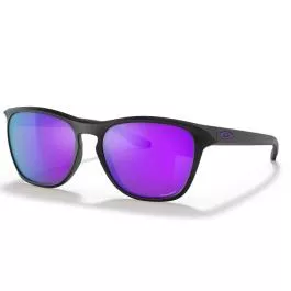 Oakley Men’s MANORBURN – Matte Black – PRIZM Violet – Non-Polarized