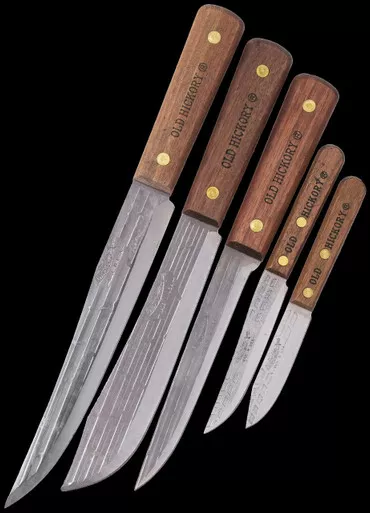 Old Hickory Cutlery 5 Piece Kitchen Knife Set