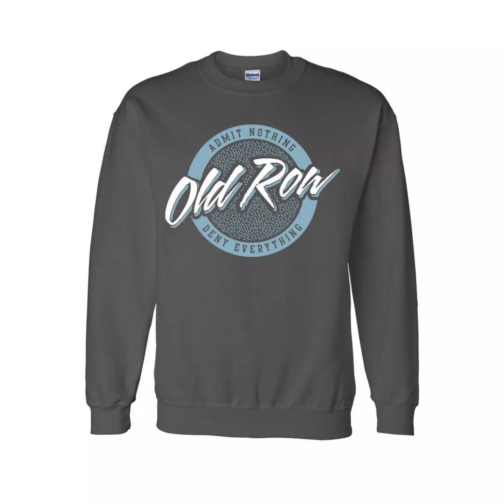 Old Row Circle Logo Crewneck Sweatshirt (Charcoal) #WROW-2291
