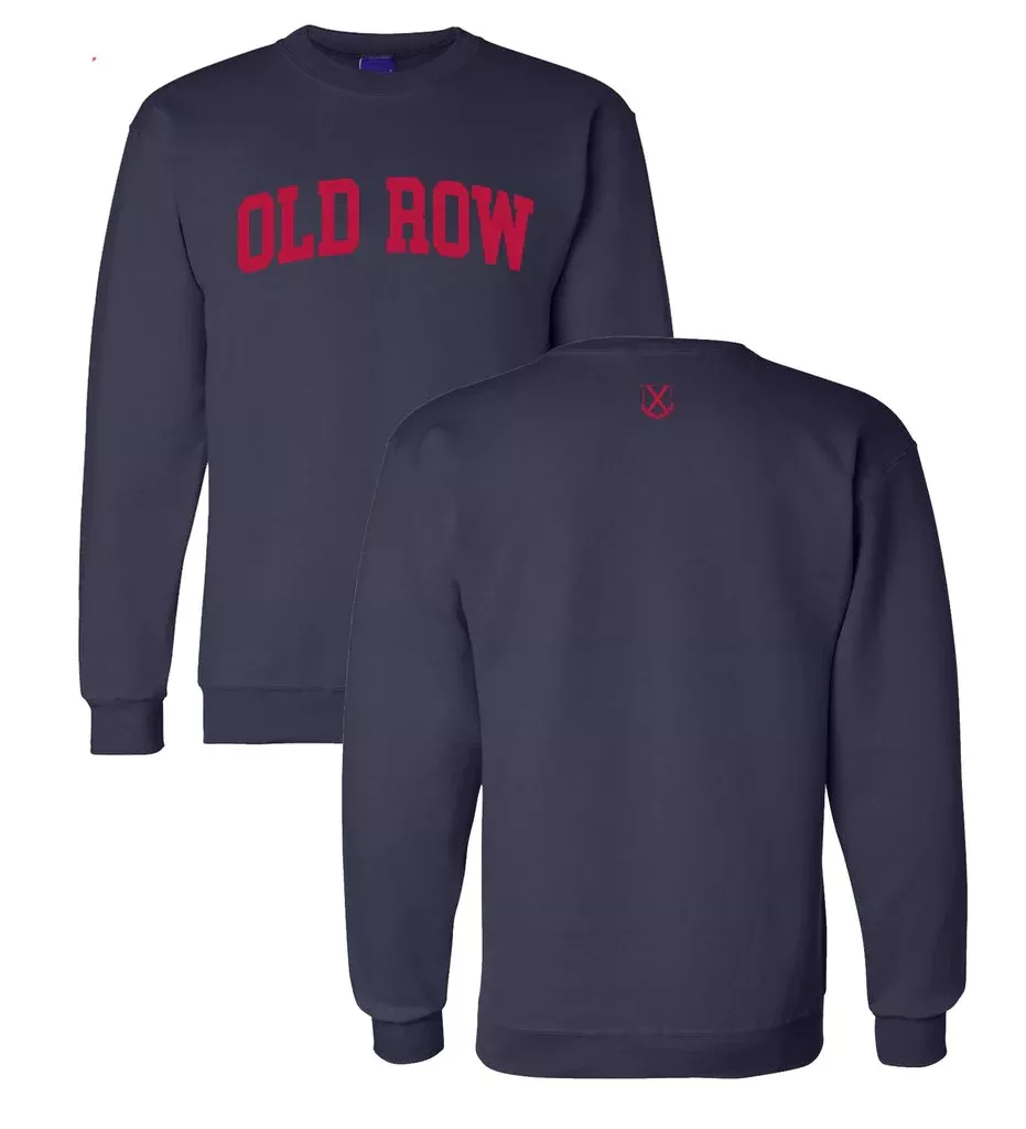 Old Row Crewneck Sweatshirt (Navy) #WROW-2153