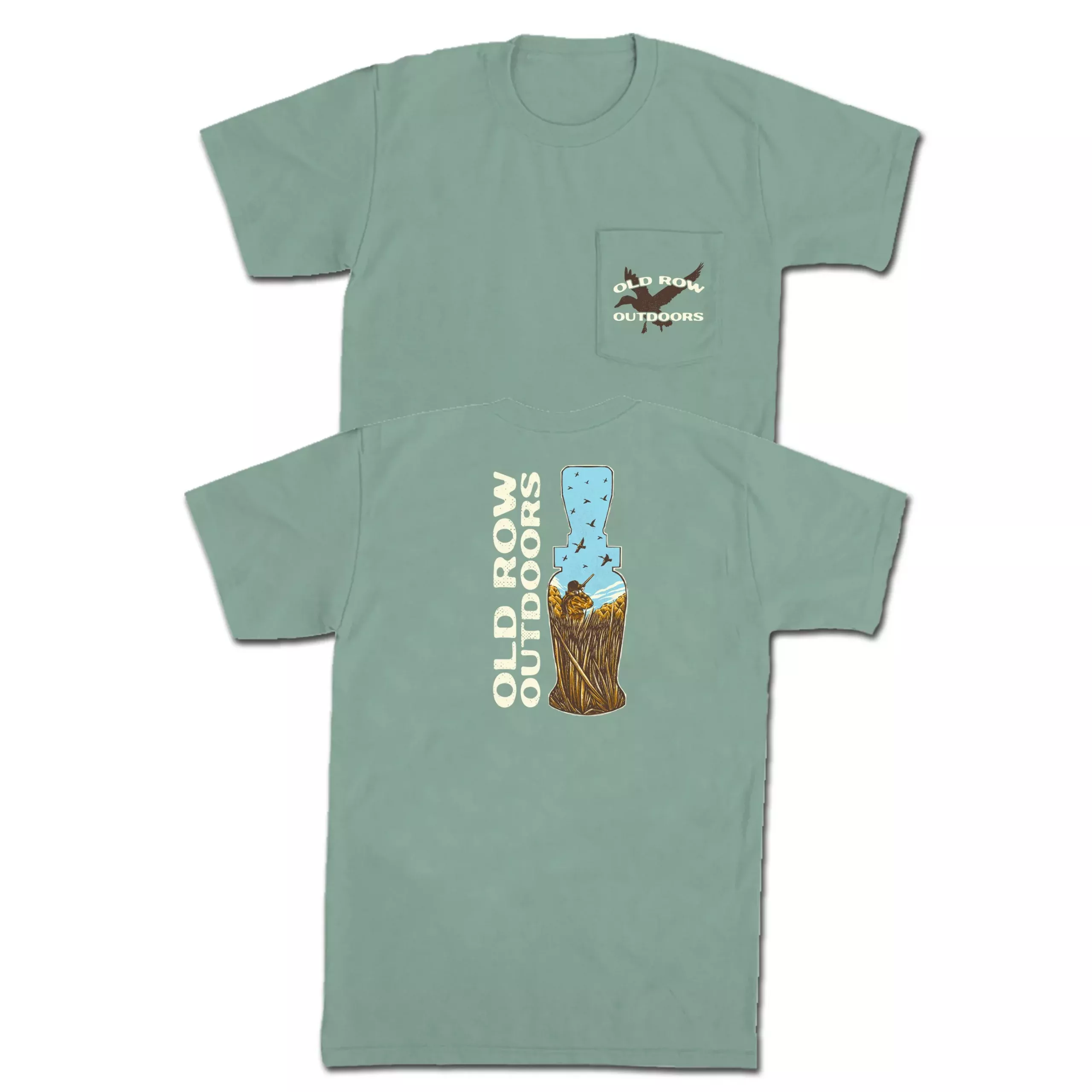 Old Row Outdoors Duck Call Pocket Tee #WROW-2554