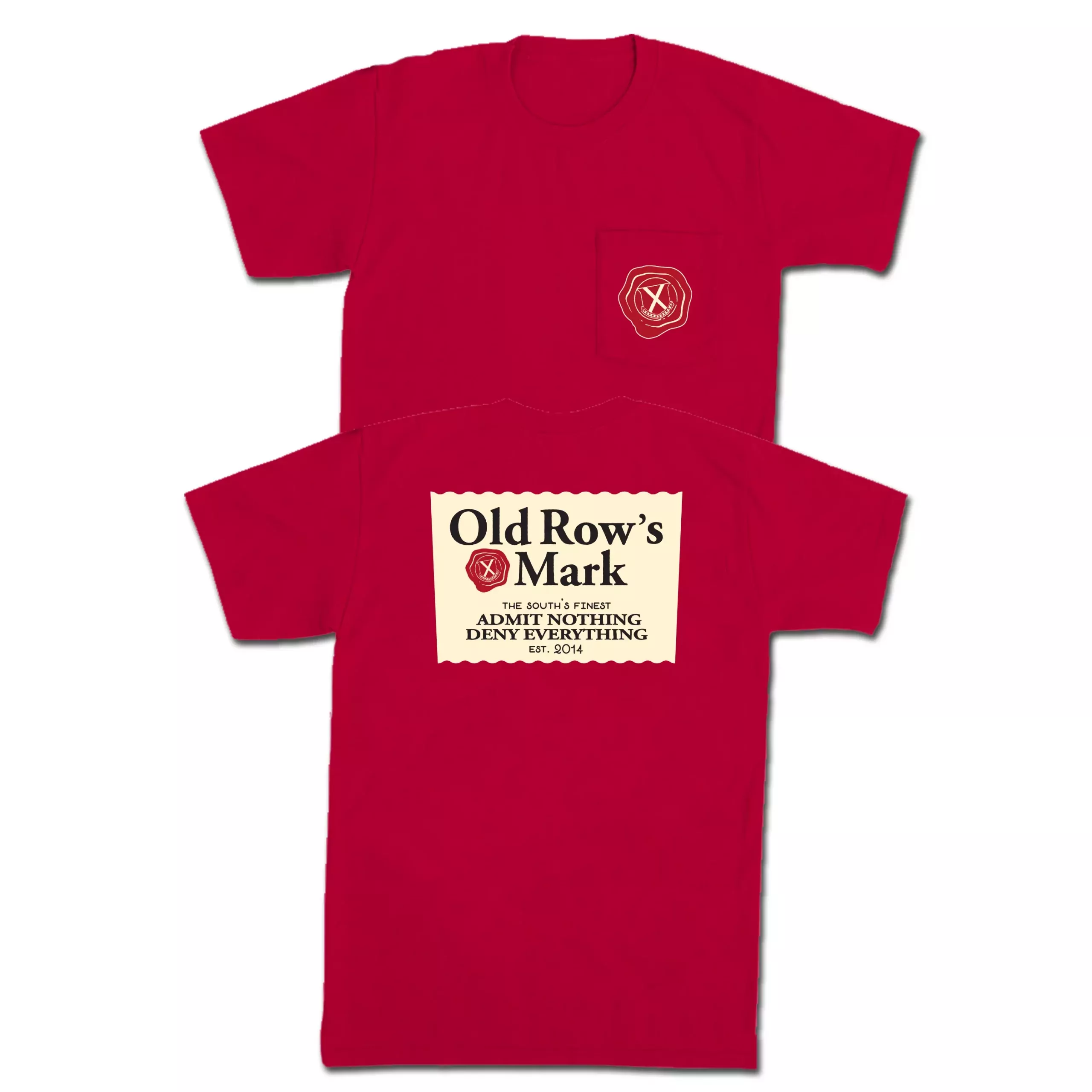 Old Row The South’s Finest Pocket Tee #WROW-1731