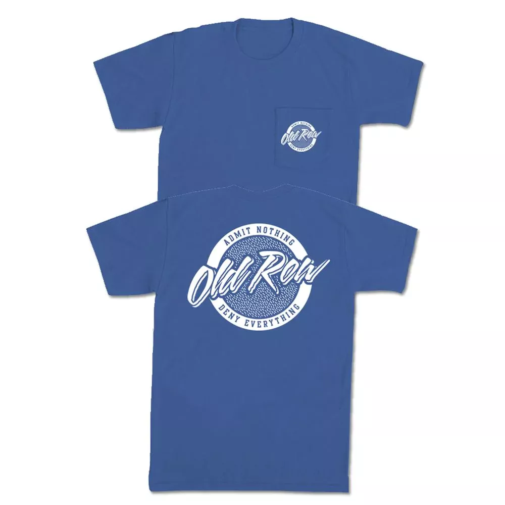 Old Row Tailgate Pocket Tee Blue #WROW-104
