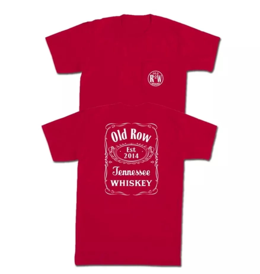 Old Row Tennessee Whiskey Pocket Tee #WROW-1700