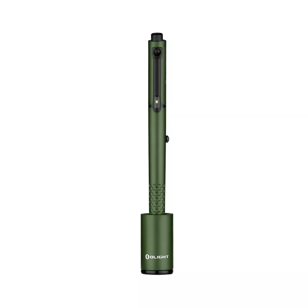 Olight O'Pen Glow - Rechargeable Penlight w/ Charging Base Ballpoint Pen