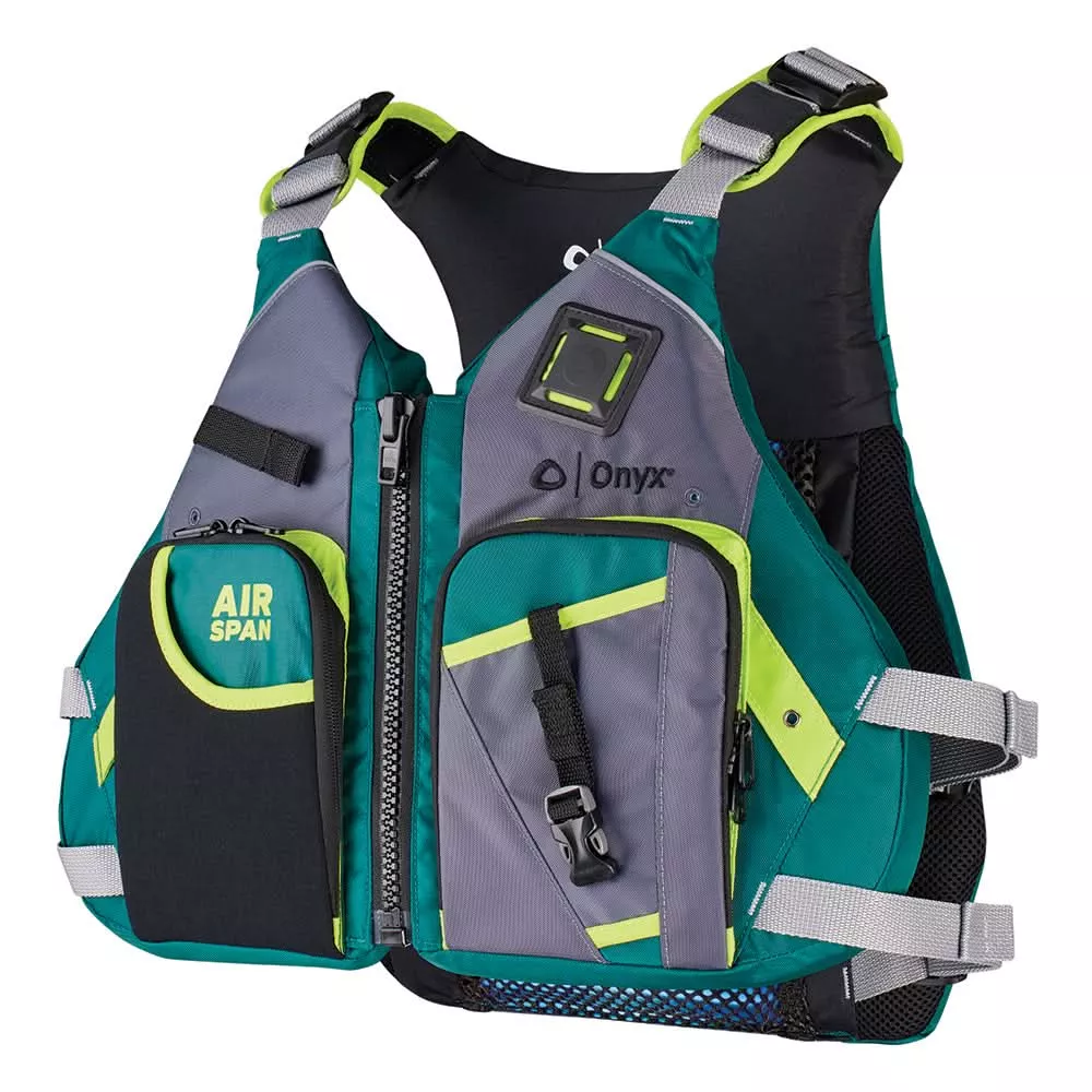 Onyx Airspan Angler Life Jacket – XS/SM – Green [123200-400-020-23]