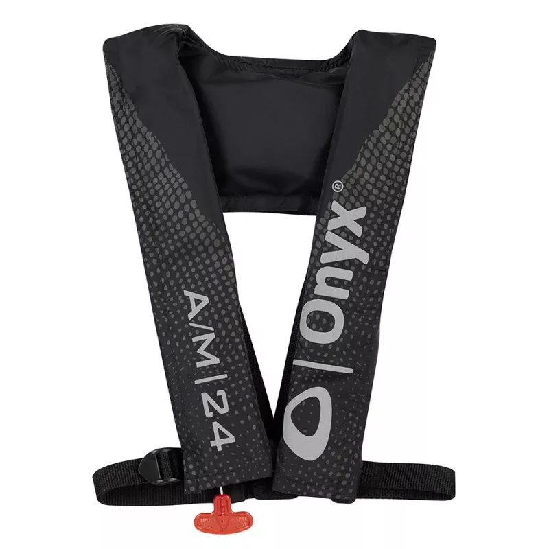 Onyx A/M-24 Auto/Manual Adult Universal PFD – Black