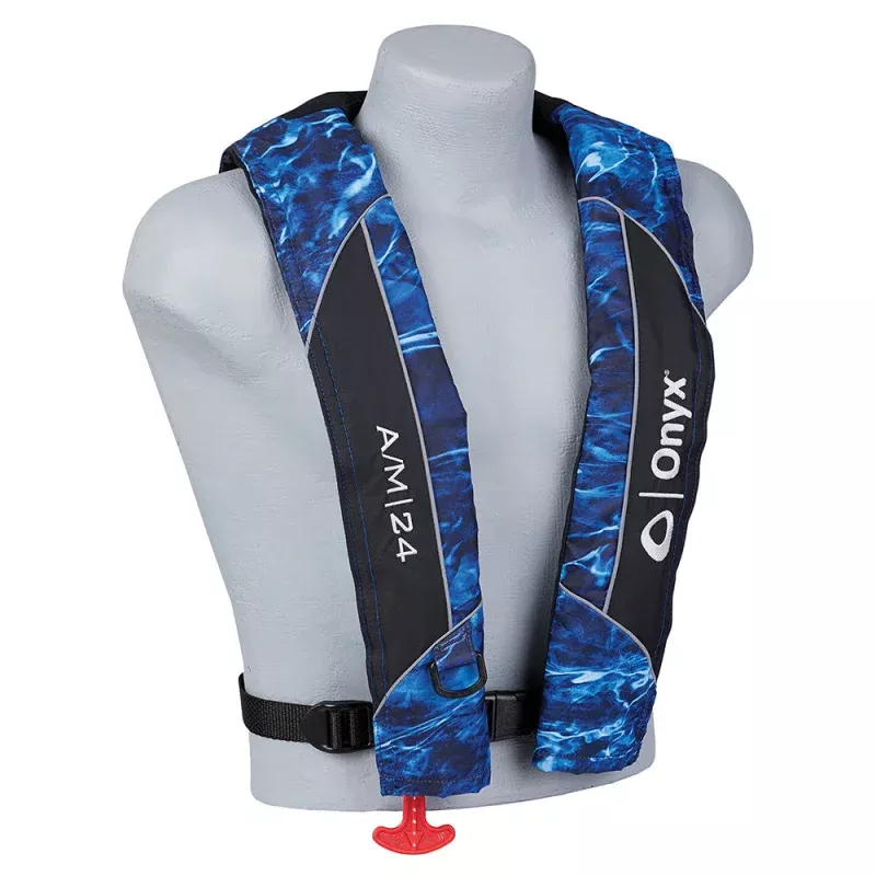 Onyx A/M-24 Auto/Manual Adult Universal PFD – Blue/Black