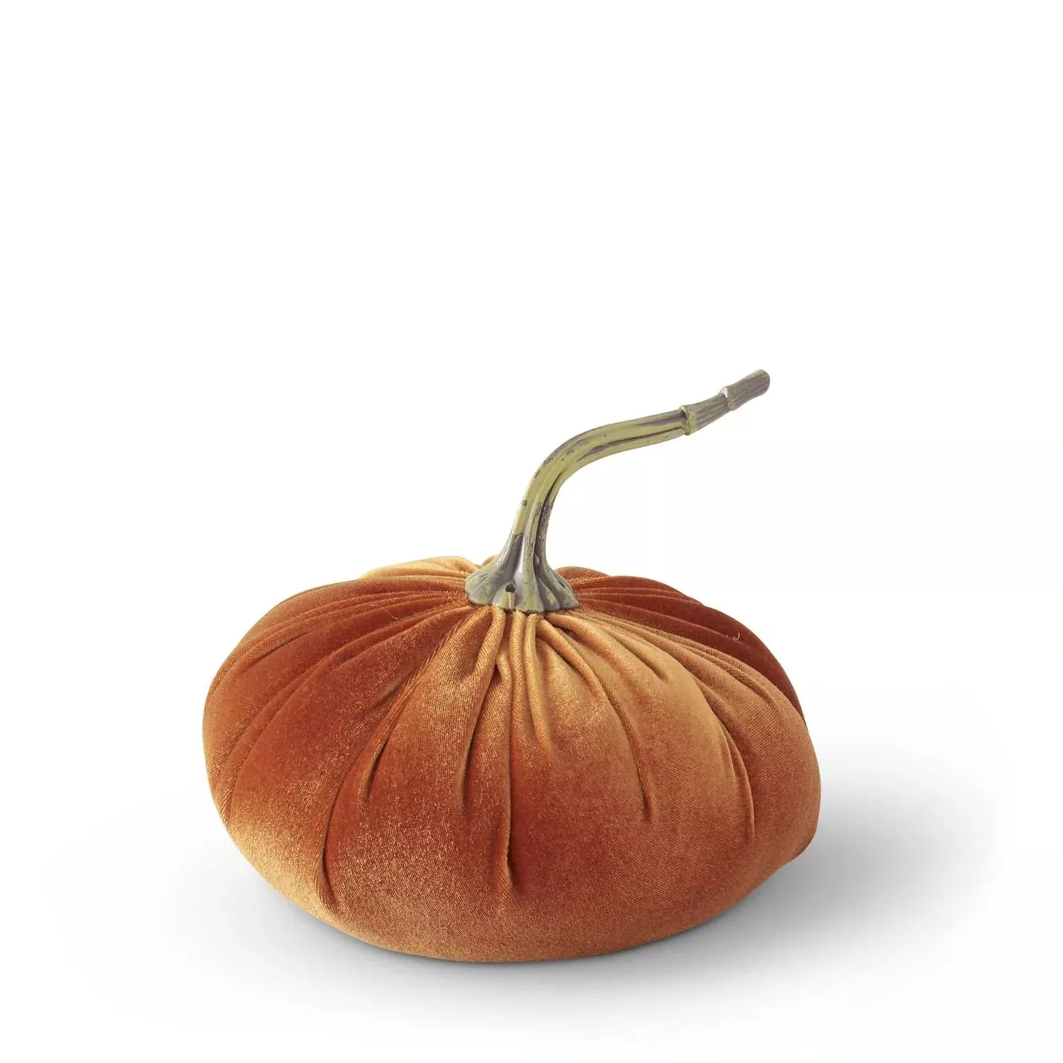 Orange Velvet Stuffed Pumpkins