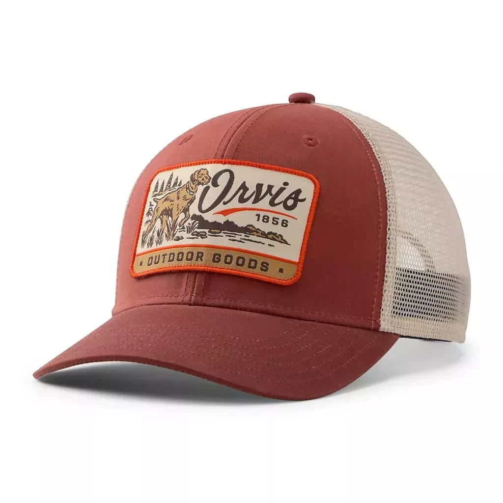 Orvis Pointer Waxed Cotton Trucker Hat