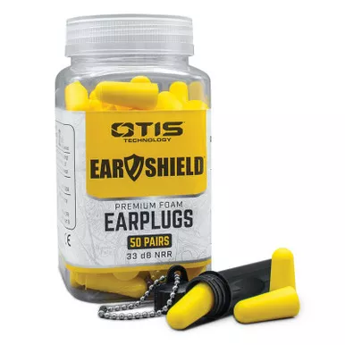 Otis Technology FG-ESH-FPNC50 EarShield™ Premium Foam Earplugs (50 Pairs)