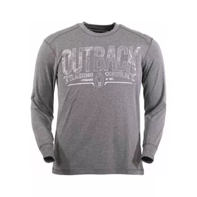 OUTBACK TRADING Fourteener Gray Shirt (30347-GRY)