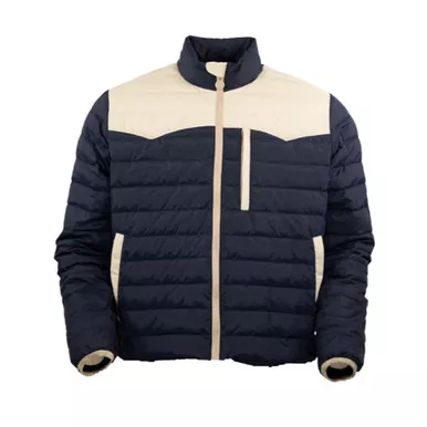 OUTBACK TRADING Men's Aaron Puffer Navy Jacket (33550-NVY)