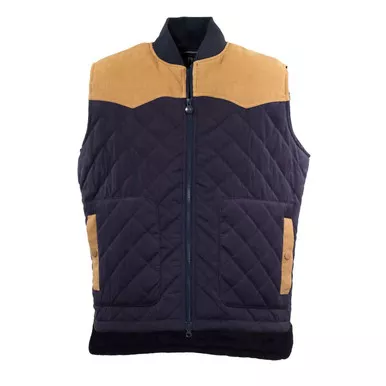 OUTBACK TRADING Men's Aiden Navy Vest (34038-NVY)