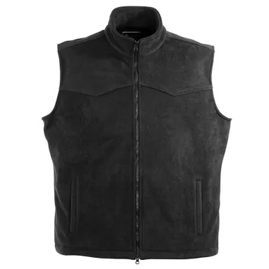 OUTBACK TRADING Men's Oregon Black Vest (29743-BLK)