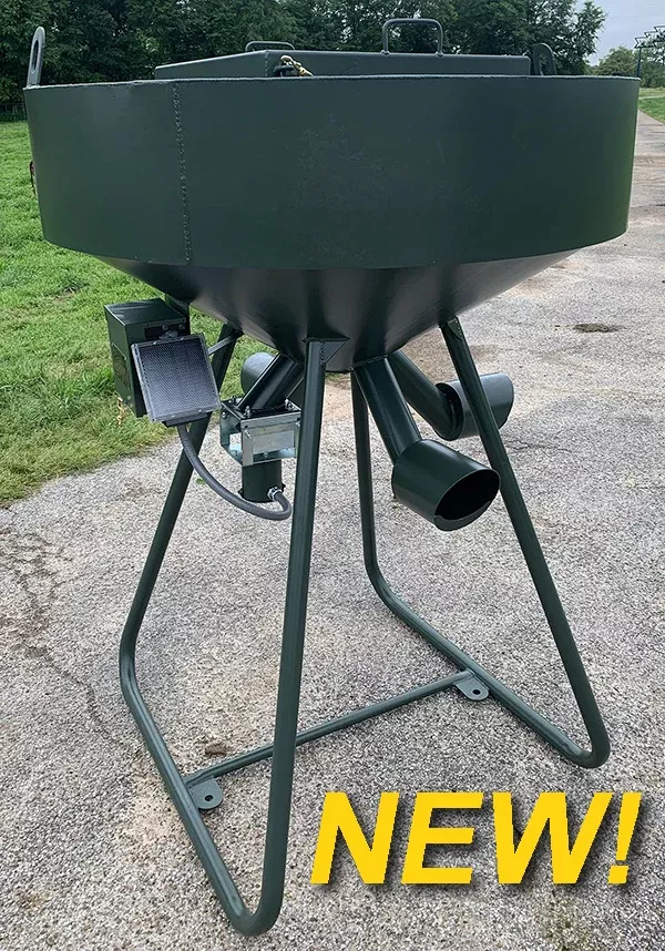 Outback Wildlife NEW “Half-back Dually” Protein & Corn Feeder | For Wildlife