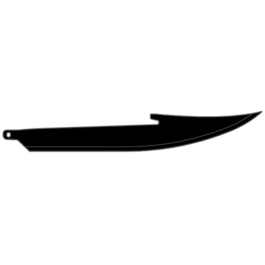 Outdoor Edge 5.0” Boning/fillet Blade Pack Black, 6 Blades